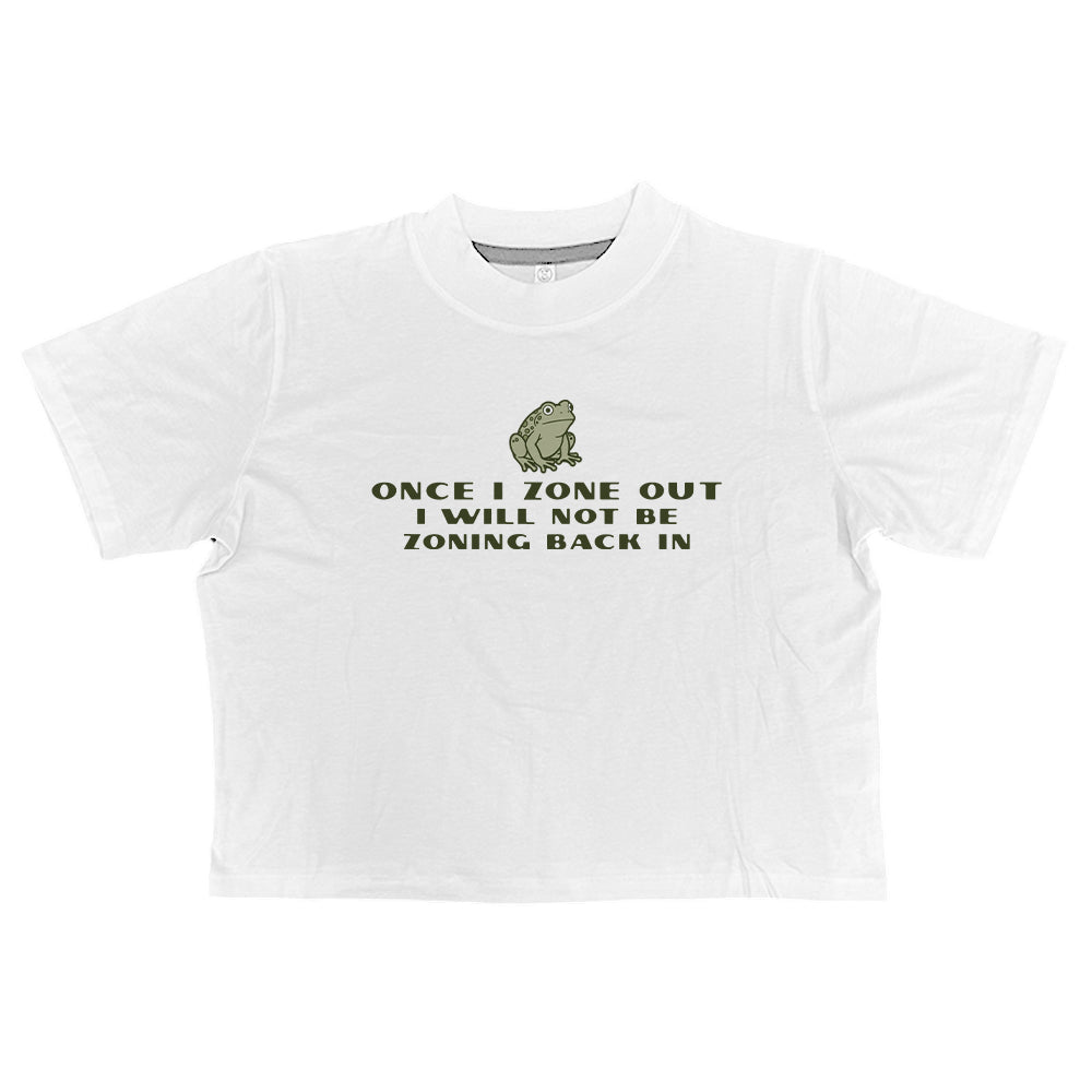 Once I Zone Out (Green) (Front Print)