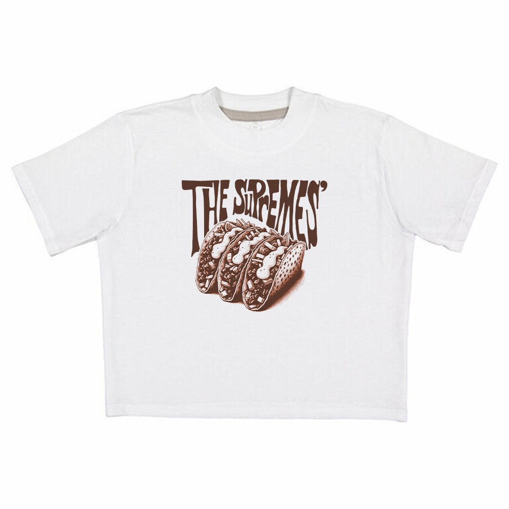Roi The Supremes Boxy Tee White M