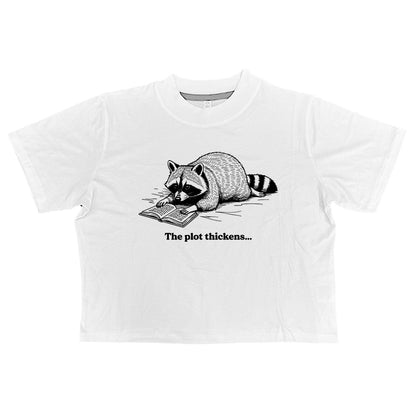 The Plot Thickens Raccoon (Front Print)
