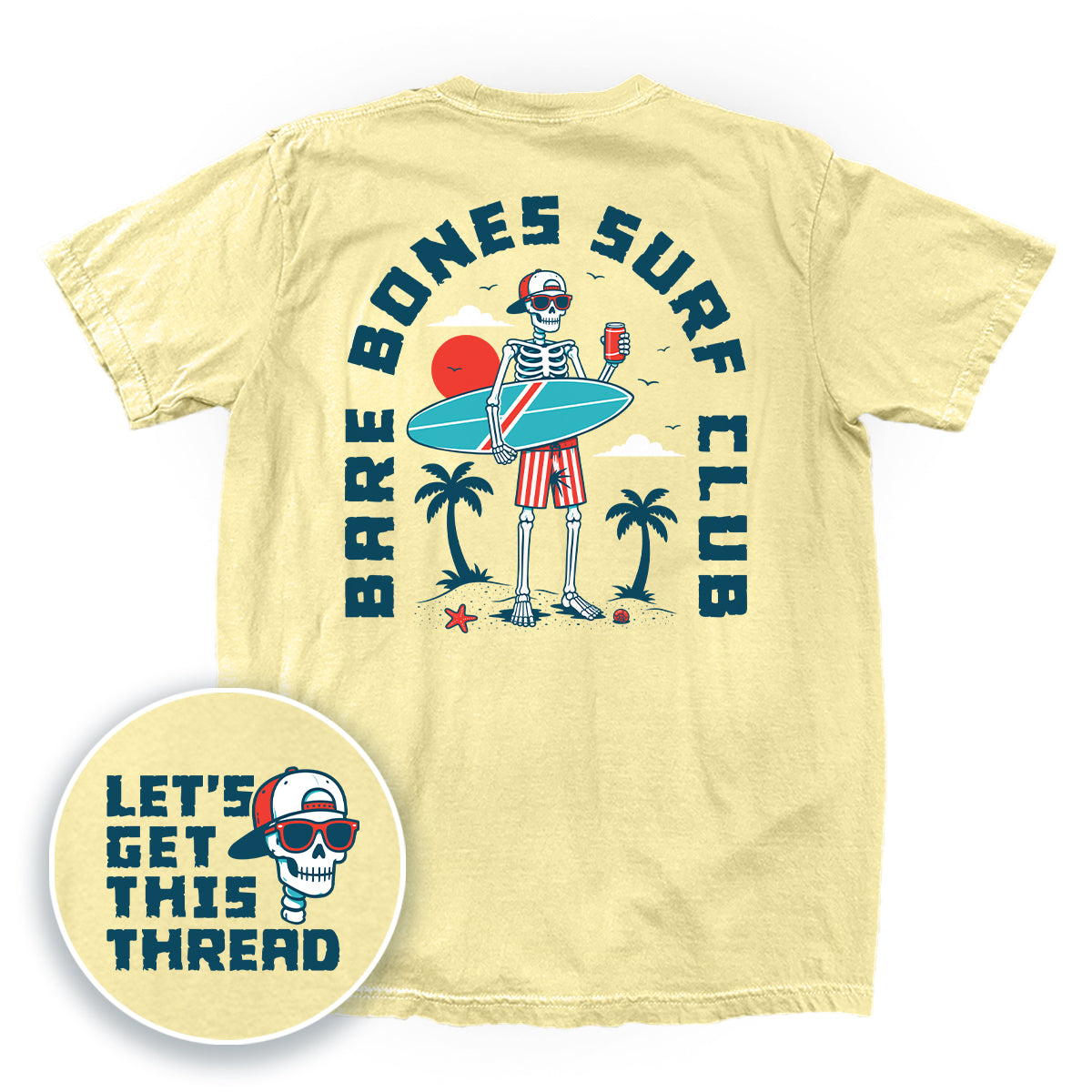 Bare Bones Surf Club (Back Print)