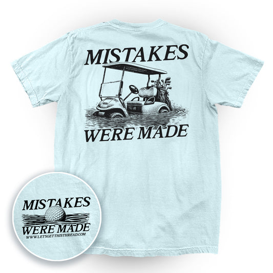 Mistakes Were Made Golf Cart (Back Print)