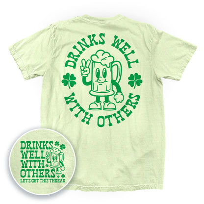 Drinks Well With Others Shamrock
