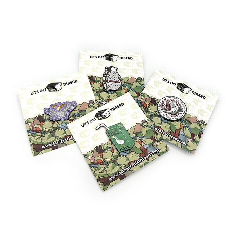 Even Baddies get Saddies Enamel Pin