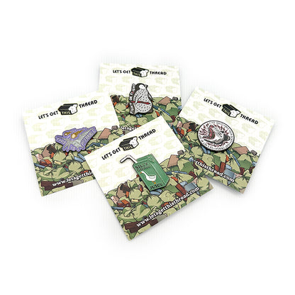 Even Baddies get Saddies Enamel Pin