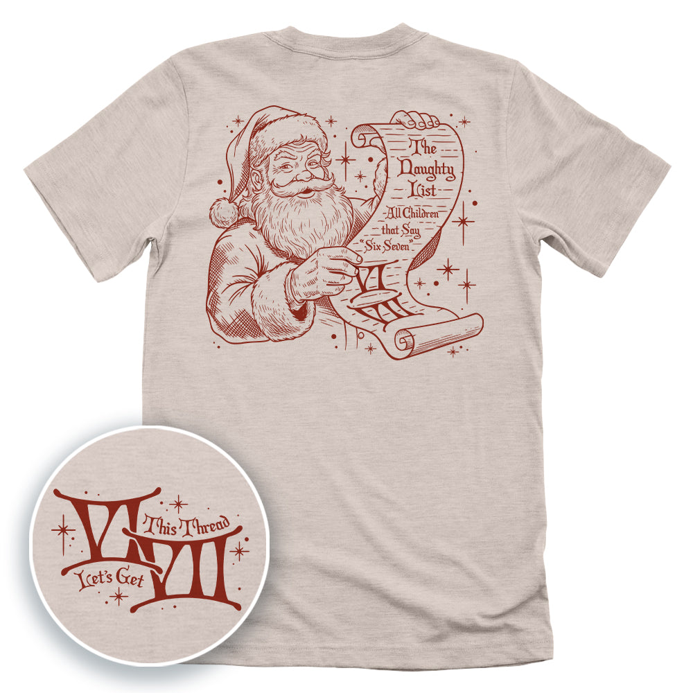 The Naughty List All Children Who Say 67