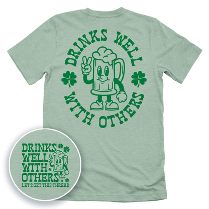Drinks Well With Others Shamrock