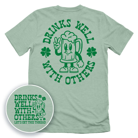 Drinks Well With Others Shamrock