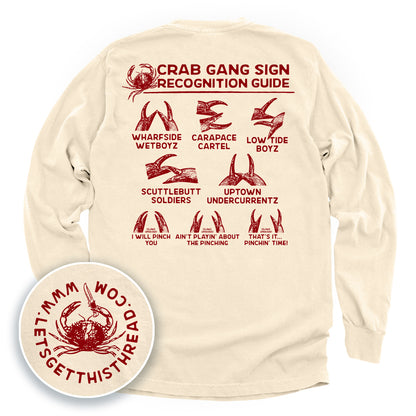 Crab Gang Sign Recognition Guide Red