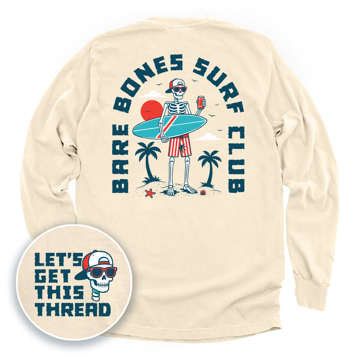 Bare Bones Surf Club (Back Print)