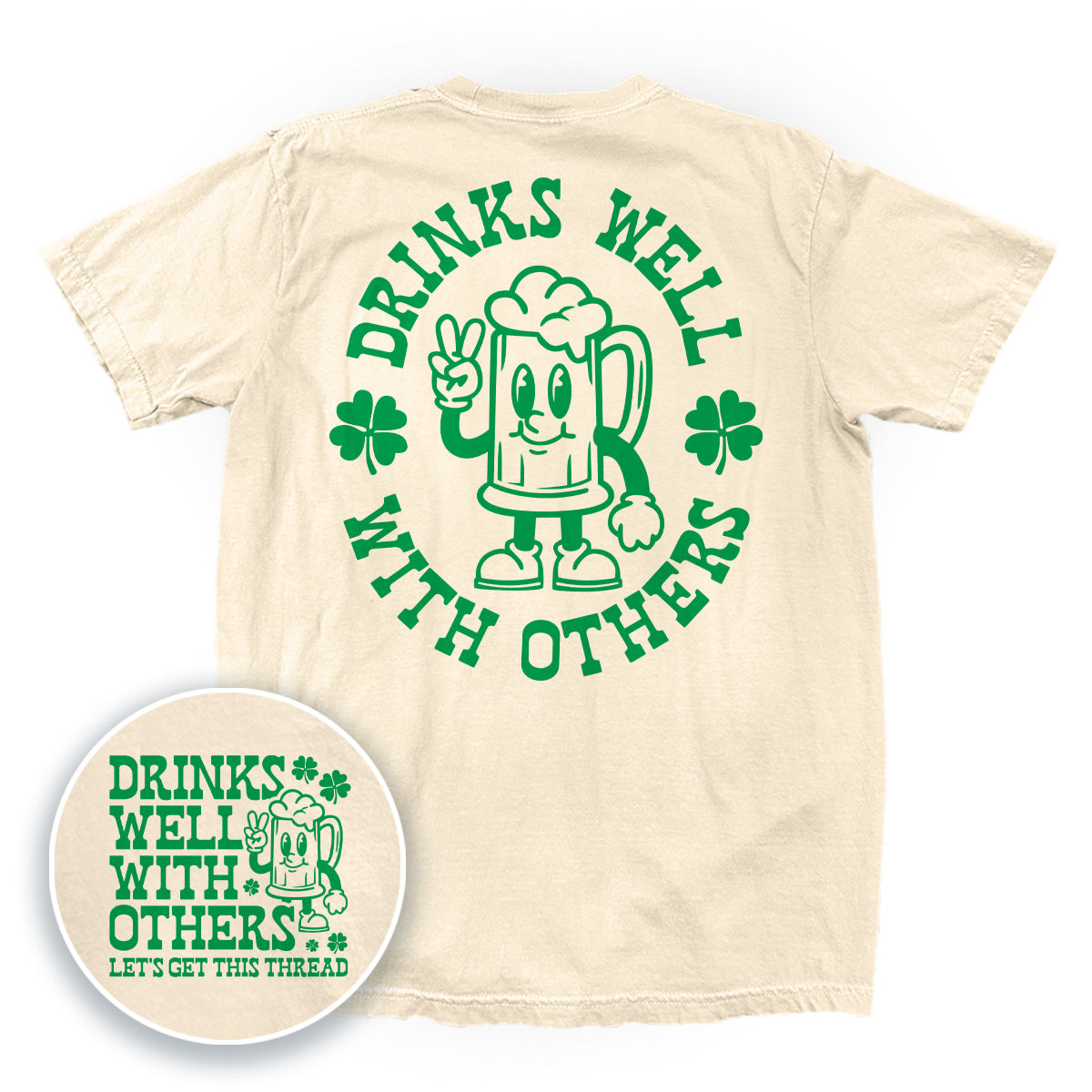 Drinks Well With Others Shamrock