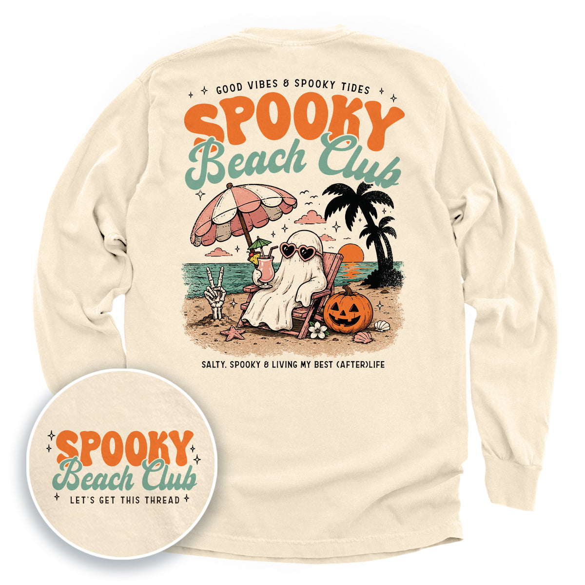 Spooky Beach Club (Back Print)