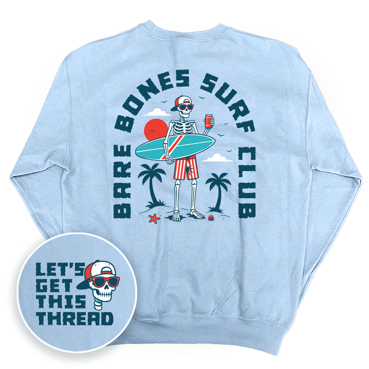 Bare Bones Surf Club (Back Print)
