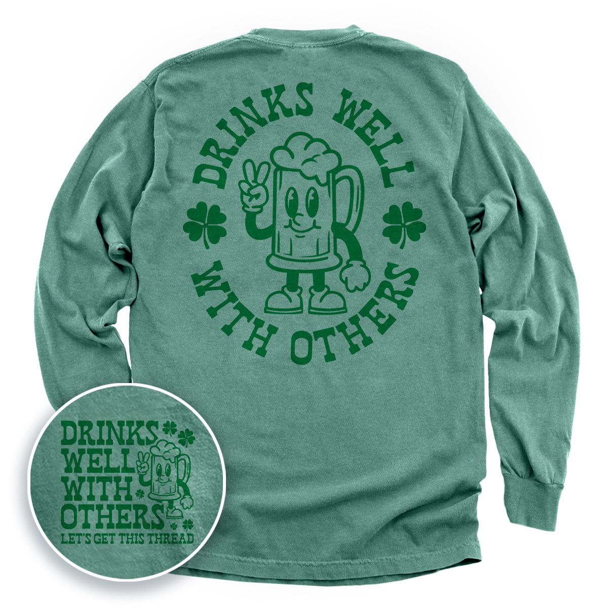 Drinks Well With Others Shamrock