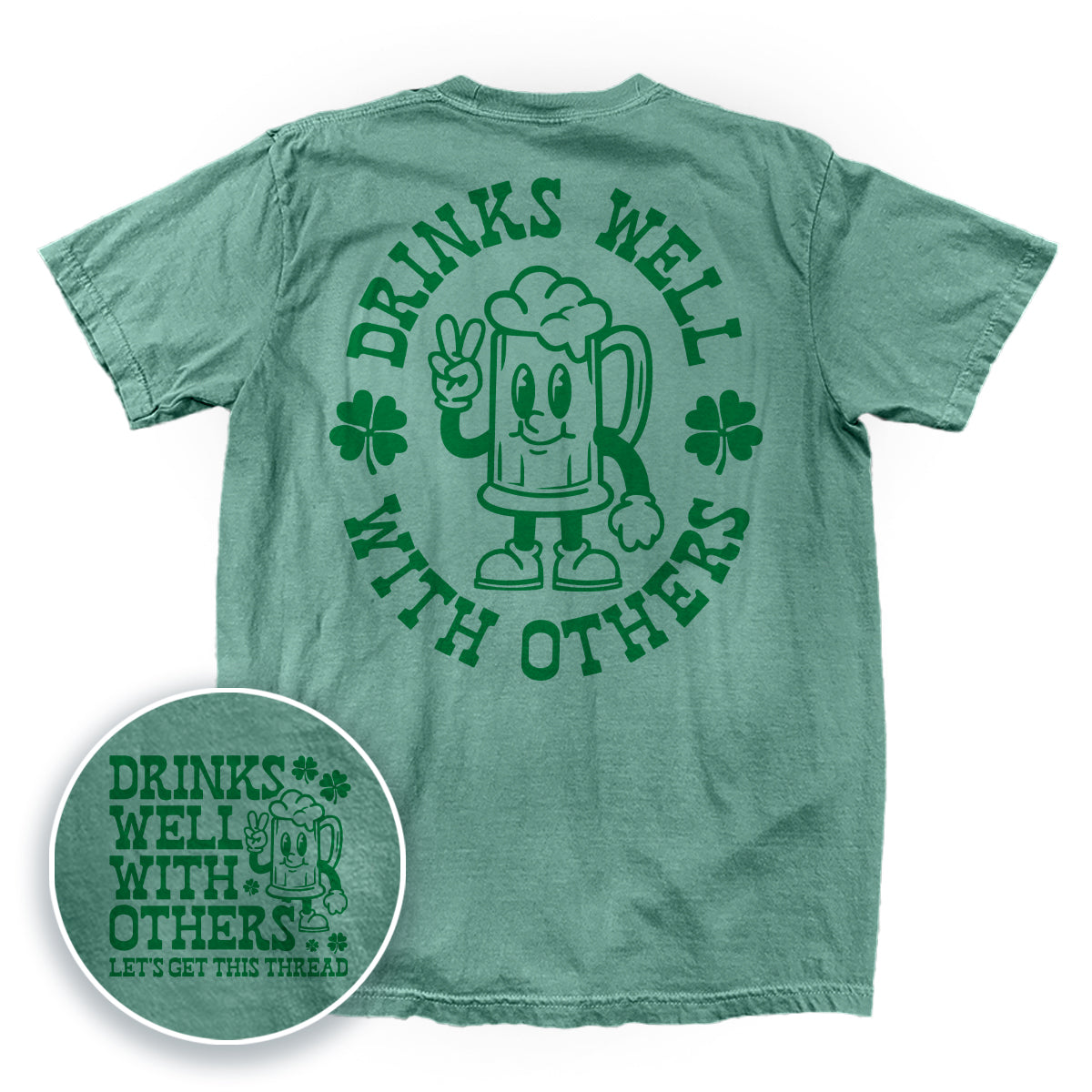 Drinks Well With Others Shamrock