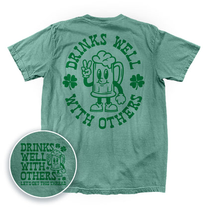 Drinks Well With Others Shamrock