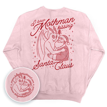 I saw Mothman kissing Santa Claus Red