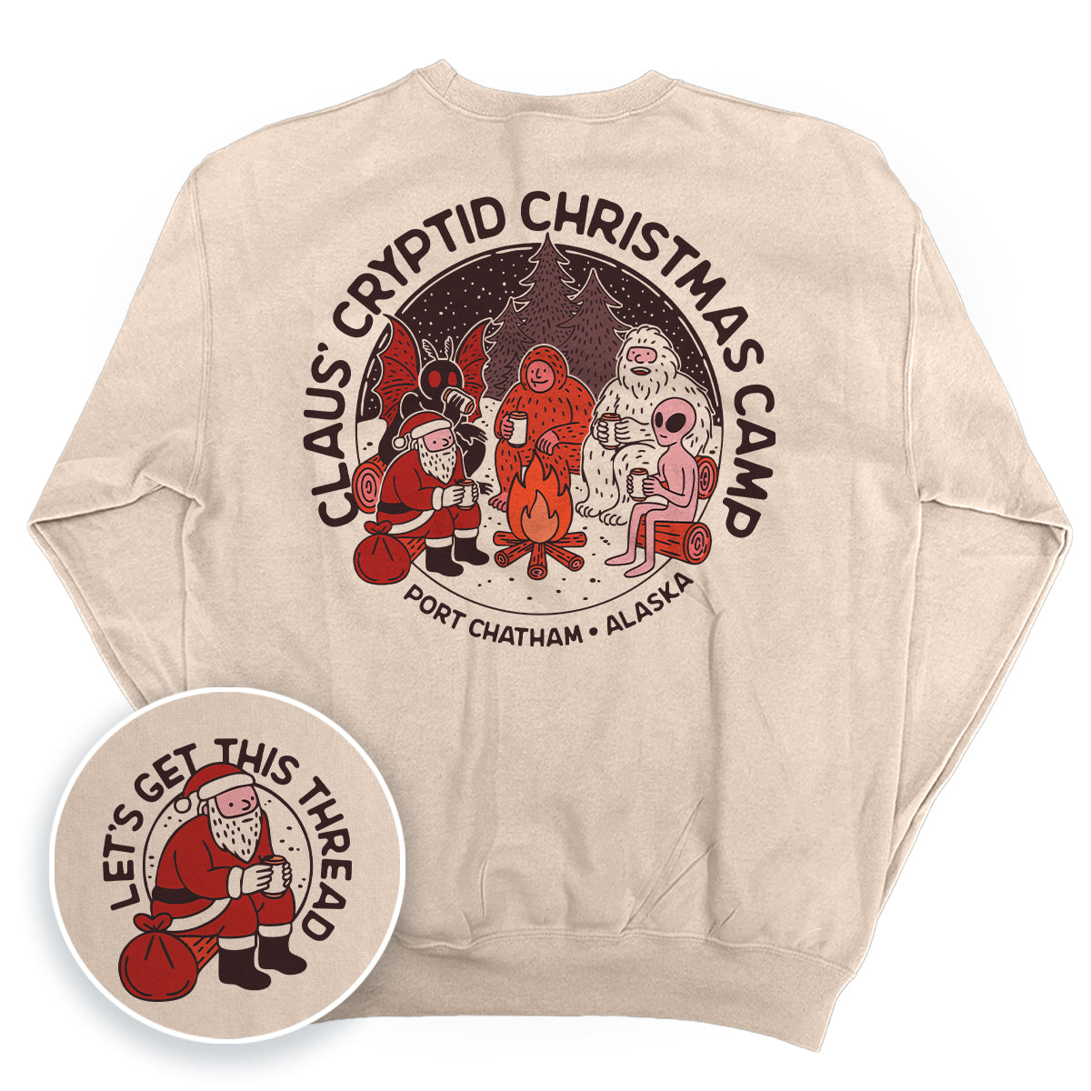 Claus' Cryptid Christmas Camp Rustic