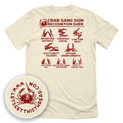 Crab Gang Sign Recognition Guide Red