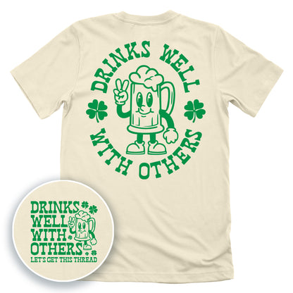 Drinks Well With Others Shamrock