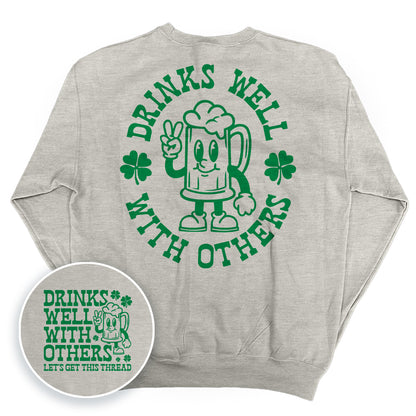 Drinks Well With Others Shamrock