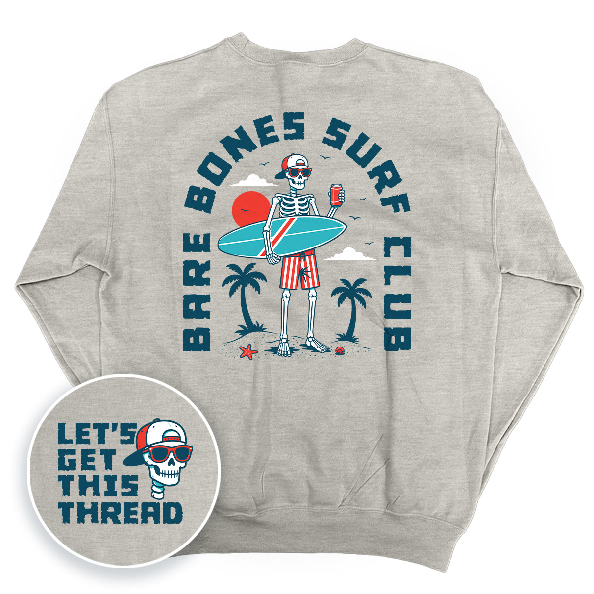 Bare Bones Surf Club (Back Print)