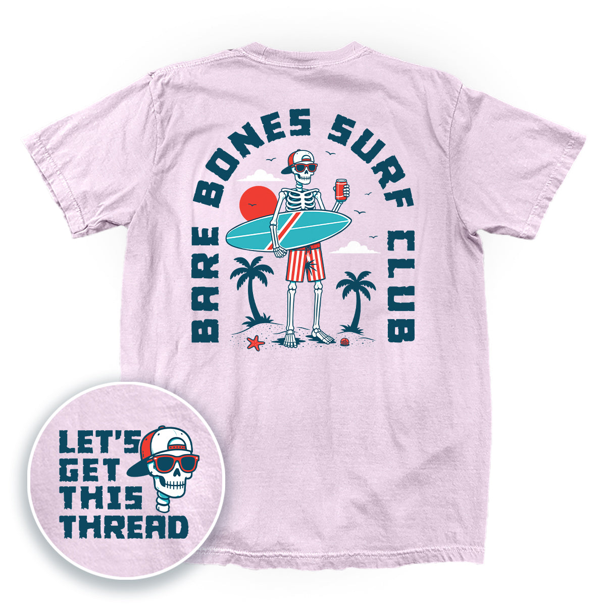Bare Bones Surf Club (Back Print)