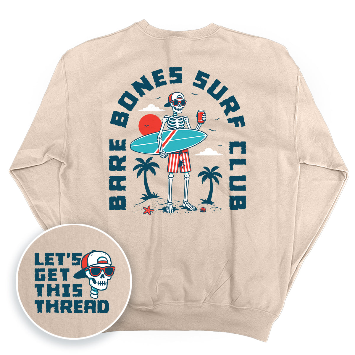 Bare Bones Surf Club (Back Print)