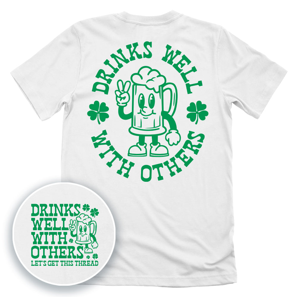 Drinks Well With Others Shamrock