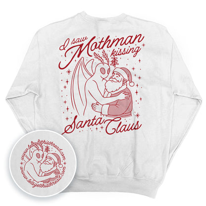 I saw Mothman kissing Santa Claus Red