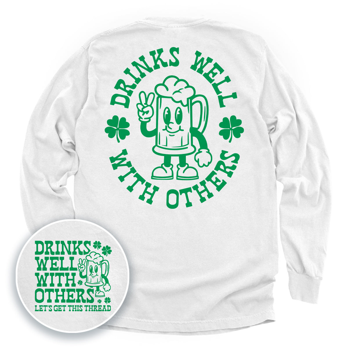 Drinks Well With Others Shamrock