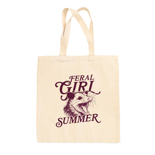 Feral Girl Summer Tote Bag