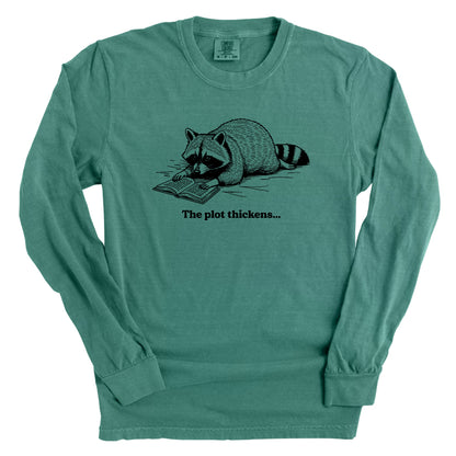 The Plot Thickens Raccoon (Front Print)
