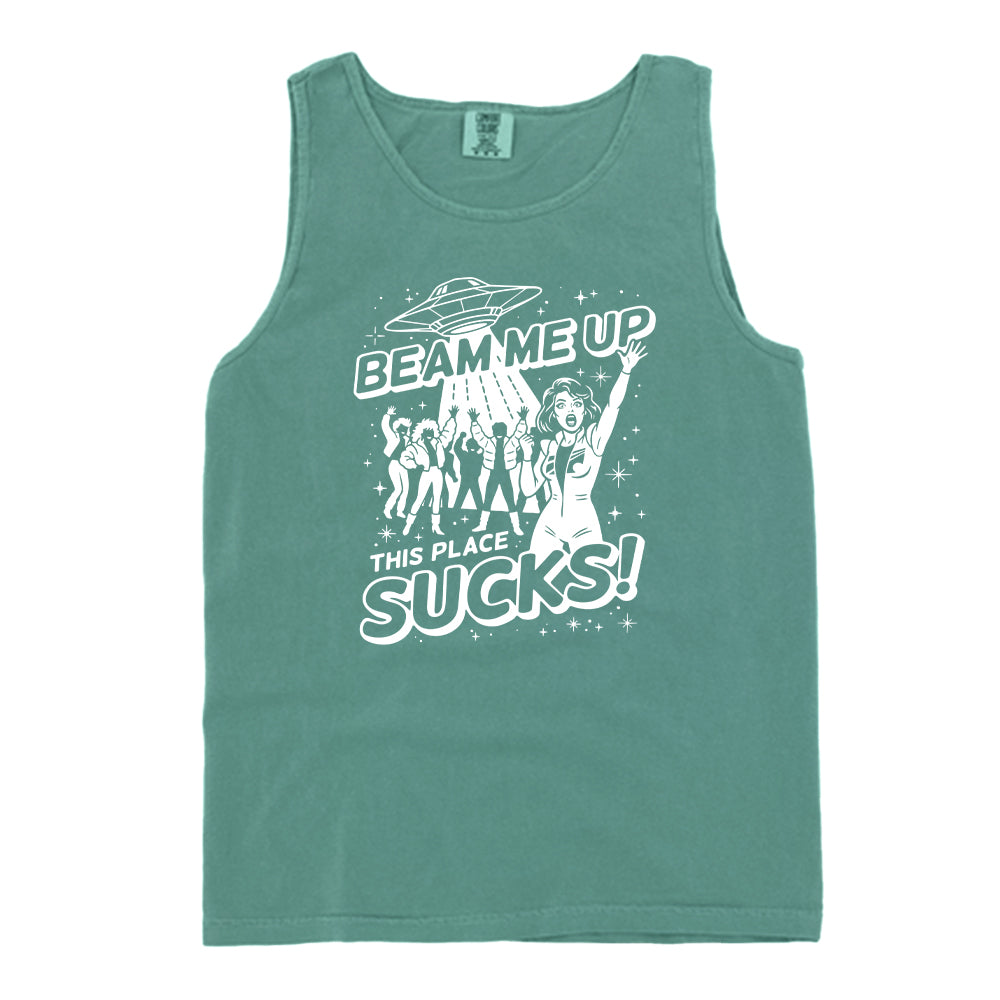 Beam me up this place sucks