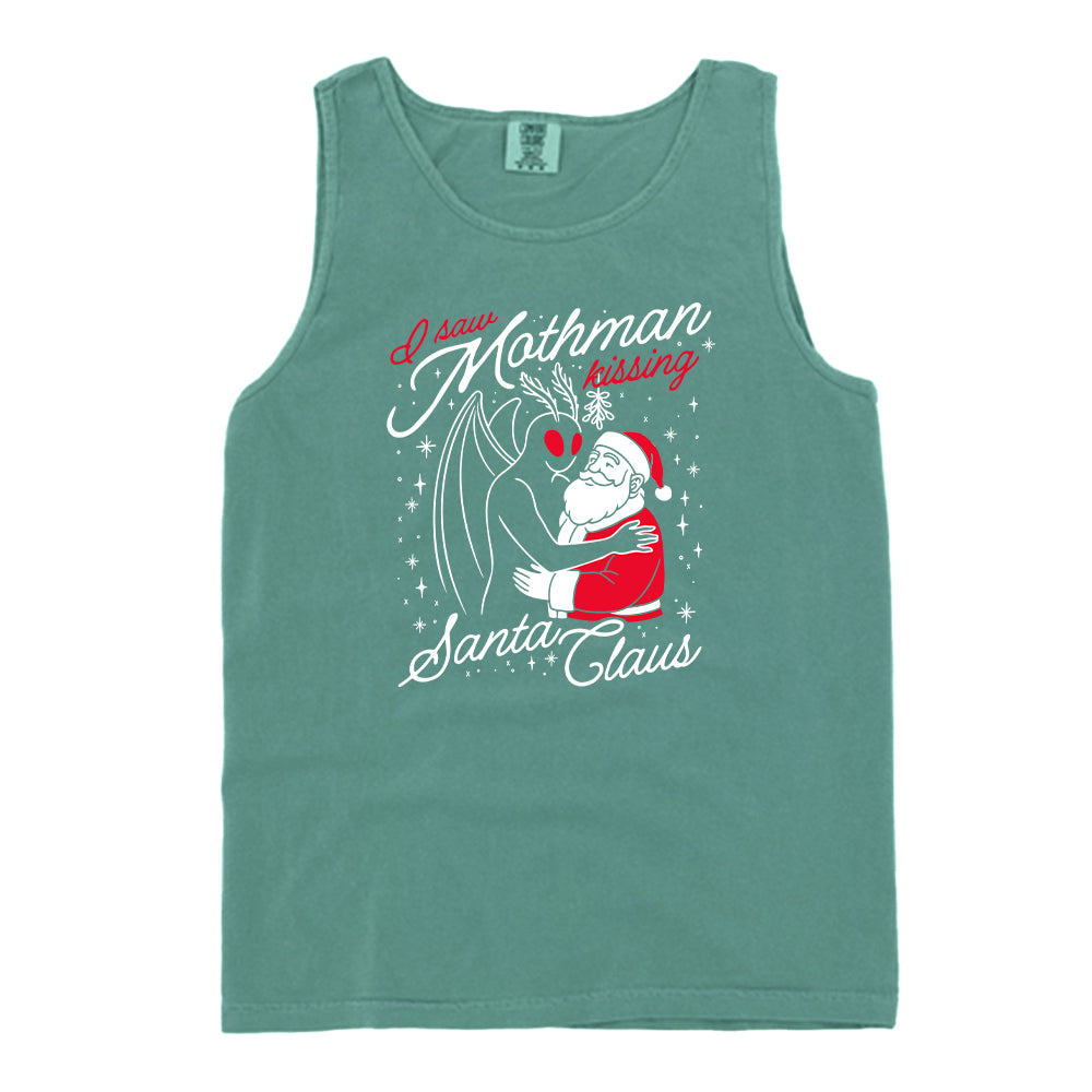I saw Mothman kissing Santa Claus