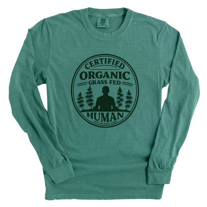 Certified Organic GrassFed Human Short Hair Dark Green
