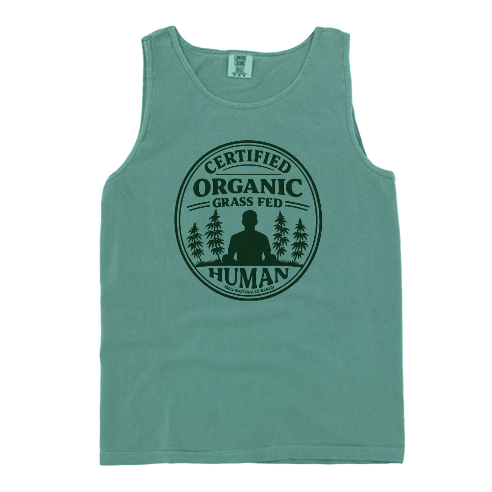 Certified Organic GrassFed Human Short Hair Dark Green