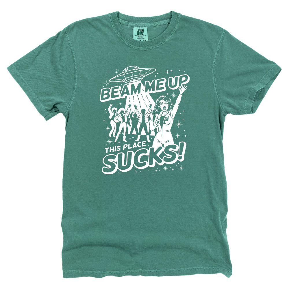 Beam me up this place sucks