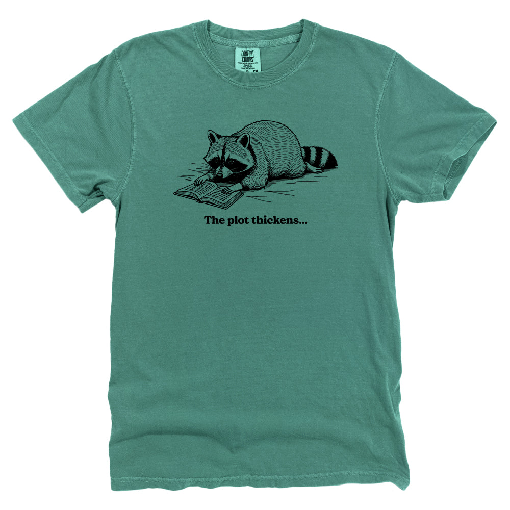 The Plot Thickens Raccoon (Front Print)