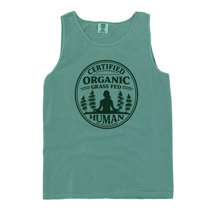 Certified Organic GrassFed Human Long Hair Dark Green