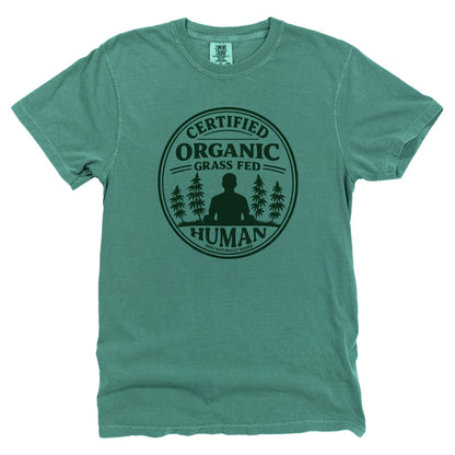 Certified Organic GrassFed Human Short Hair Dark Green