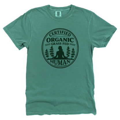 Certified Organic GrassFed Human Long Hair Dark Green