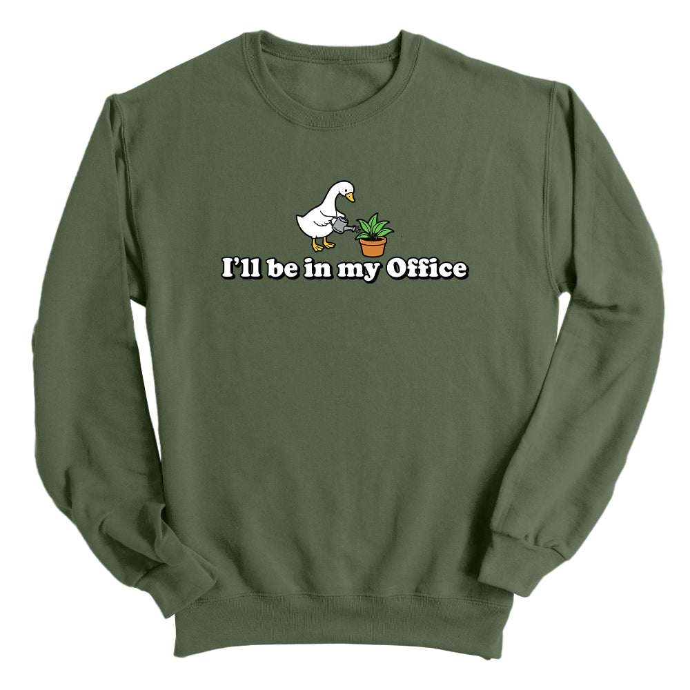 I'll be in my Office Duck (Front Print)