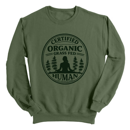Certified Organic GrassFed Human Long Hair Dark Green