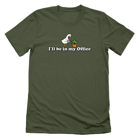 I'll be in my Office Duck (Front Print)