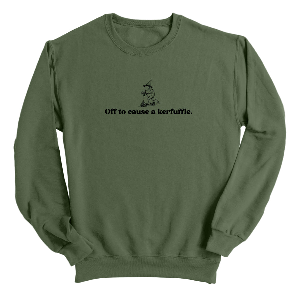 Off To Cause A Kerfuffle (Front Print)