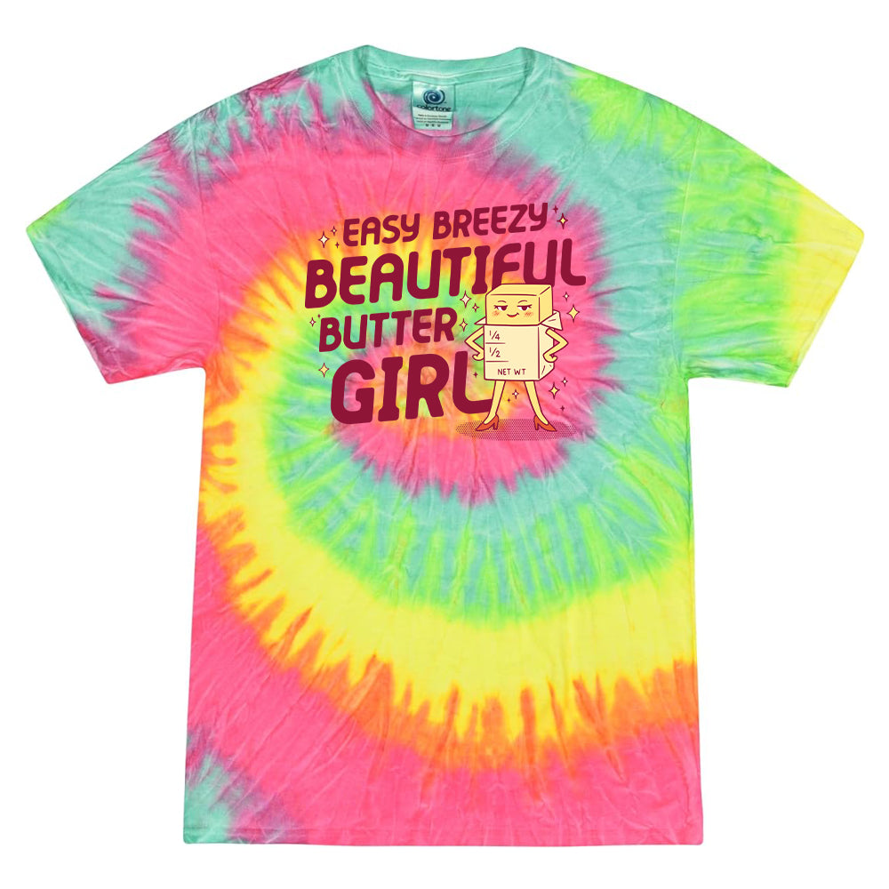 Easy Breezy Beautiful Butter Girl (Front Print)