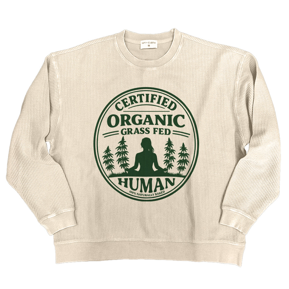 Certified Organic GrassFed Human Long Hair Dark Green