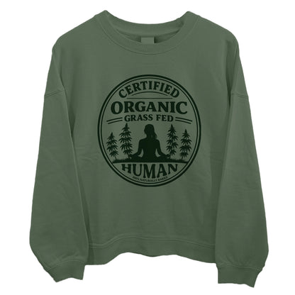 Certified Organic GrassFed Human Long Hair Dark Green