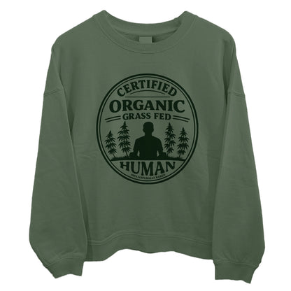 Certified Organic GrassFed Human Short Hair Dark Green