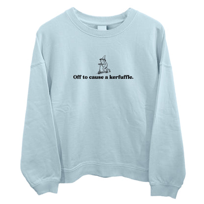 Off To Cause A Kerfuffle (Front Print)